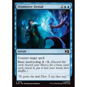 Marvel Super Heroes Commander - 619 - Dismissive Denial - Common - U - Non-foil (Front)