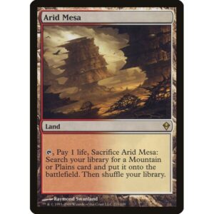 Zendikar - 211 - Arid Mesa - Rare - C - Non-foil (Lightly Played)