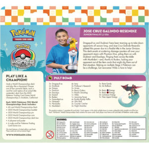 Alternative view of Pokemon 2025 World Championship Decks - Jose Cruz Galindo Resendiz