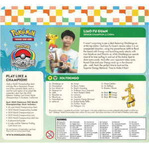 Alternative view of Pokemon 2025 World Championship Decks - Fuguan Liao