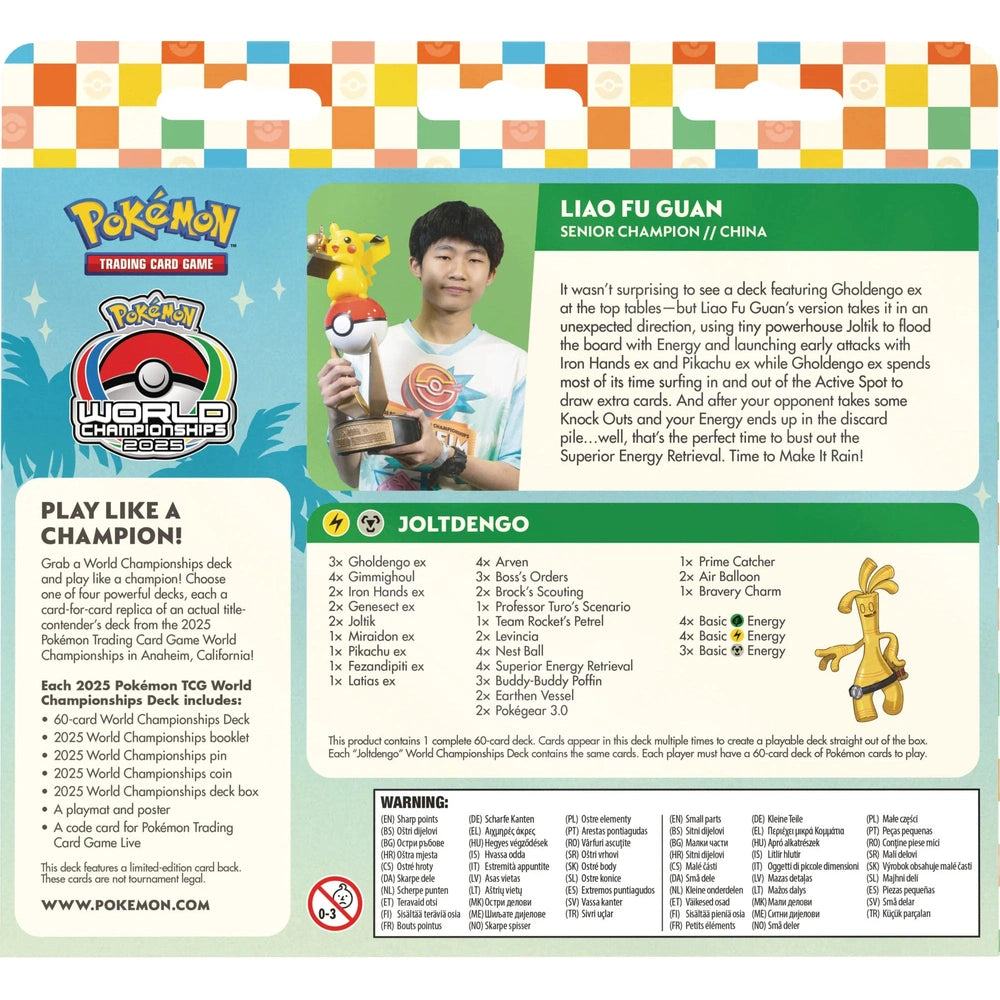 Pokemon 2025 World Championship Decks - Fuguan Liao - Bilde 2