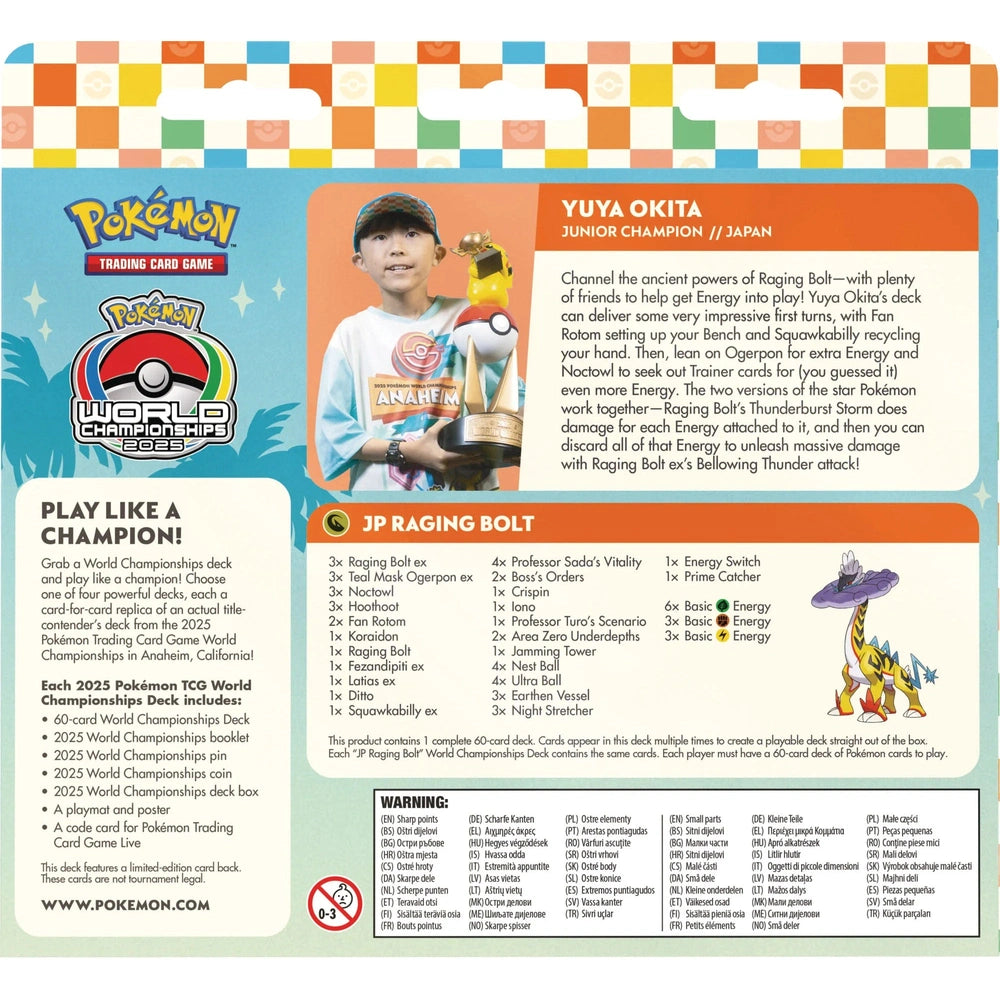 Pokemon 2025 World Championship Decks - Yuya Okita - Bilde 2
