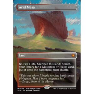 Special Guests - 109 - Arid Mesa - Mythic - C - Foil