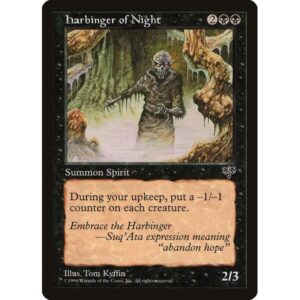Mirage - 128 - Harbinger of Night - Rare - B - Non-foil (Front)