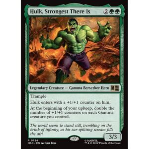 Marvel Super Heroes Commander - 724 - Hulk, Strongest There Is - Rare - G - Non-foil (Front)