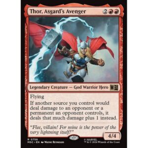 Marvel Super Heroes Commander - 756 - Thor, Asgard's Avenger - Rare - R - Non-foil (Front)