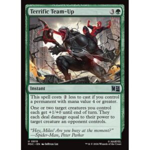 Marvel Super Heroes Commander - 819 - Terrific Team-Up - Uncommon - G - Non-foil (Front)