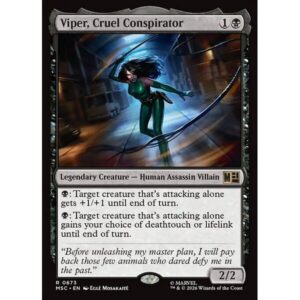Marvel Super Heroes Commander - 673 - Viper, Cruel Conspirator - Rare - B - Non-foil (Front)