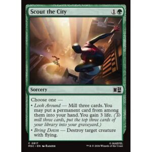Marvel Super Heroes Commander - 817 - Scout the City - Common - G - Non-foil (Front)