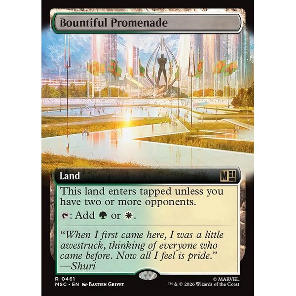Marvel Super Heroes Commander - 461 - Bountiful Promenade - Rare - C - Non-foil (Front)