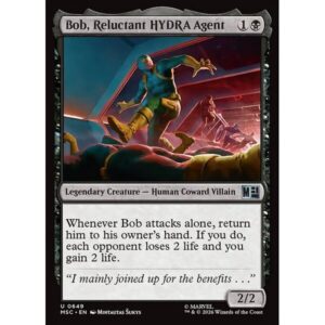 Marvel Super Heroes Commander - 649 - Bob, Reluctant HYDRA Agent - Uncommon - B - Non-foil (Front)