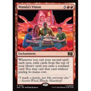 Marvel Super Heroes Commander - 708 - Wanda's Vision - Rare - R - Non-foil (Front)