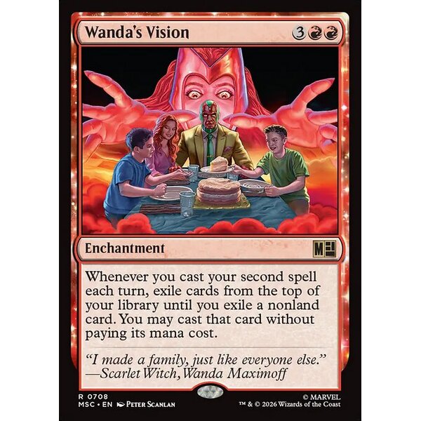 Marvel Super Heroes Commander - 708 - Wanda's Vision - Rare - R - Non-foil (Front)