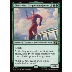 Marvel Super Heroes Commander - 722 - Giant-Man, Gargantuan Genius - Rare - G - Non-foil (Front)