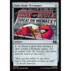 Marvel Super Heroes Commander - 749 - Daily Bugle Newspaper - Uncommon - C - Non-foil (Front)