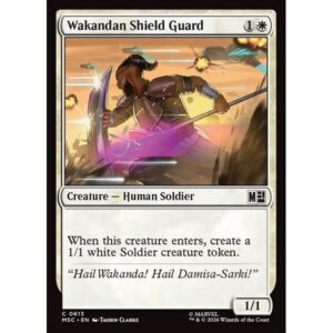 Marvel Super Heroes Commander - 613 - Wakandan Shield Guard - Common - W - Non-foil (Front)