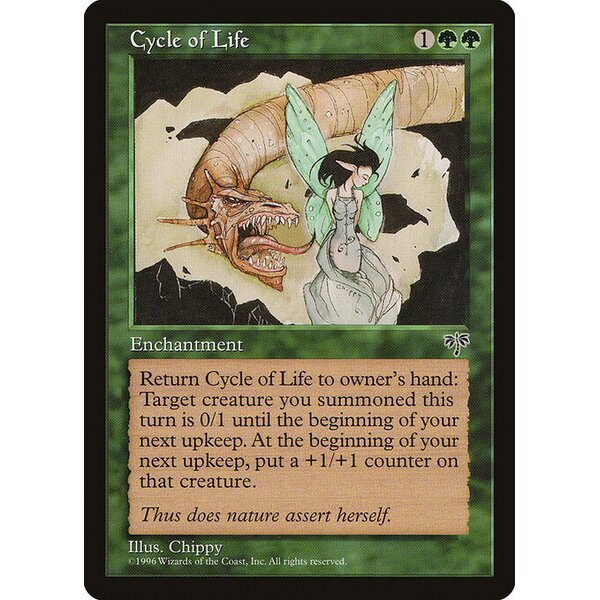 Mirage - 211 - Cycle of Life - Rare - G - Non-foil (Front)