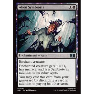 Marvel Super Heroes Commander - 791 - Alien Symbiosis - Uncommon - B - Non-foil (Front)