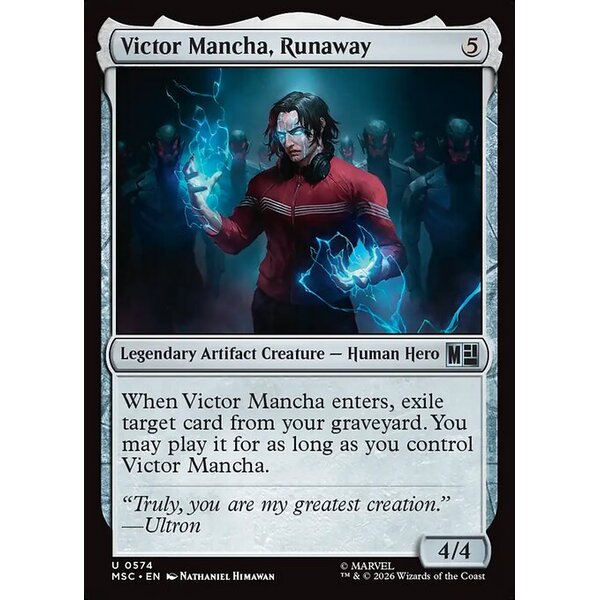 Marvel Super Heroes Commander - 574 - Victor Mancha, Runaway - Uncommon - C - Non-foil (Front)