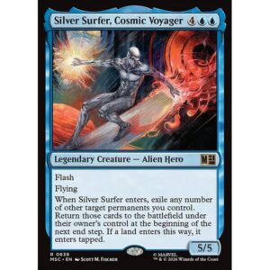 Marvel Super Heroes Commander - 639 - Silver Surfer, Cosmic Voyager - Rare - U - Non-foil (Front)