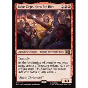Marvel Super Heroes Commander - 696 - Luke Cage, Hero for Hire - Rare - R - Non-foil (Front)