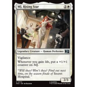 Marvel Super Heroes Commander - 773 - MJ, Rising Star - Uncommon - W - Non-foil (Front)
