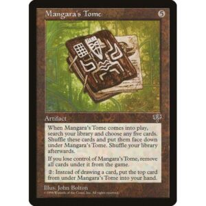 Mirage - 309 - Mangara's Tome - Rare - C - Non-foil (Front)