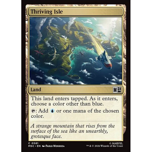 Marvel Super Heroes Commander - 581 - Thriving Isle - Common - C - Non-foil (Front)