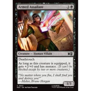 Marvel Super Heroes Commander - 647 - Armed Assailant - Common - B - Non-foil (Front)