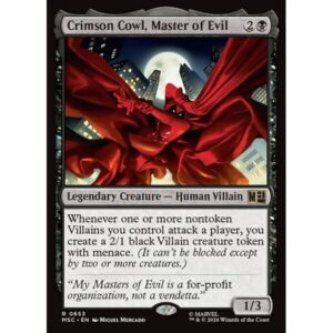 Marvel Super Heroes Commander - 653 - Crimson Cowl, Master of Evil - Rare - B - Non-foil (Front)