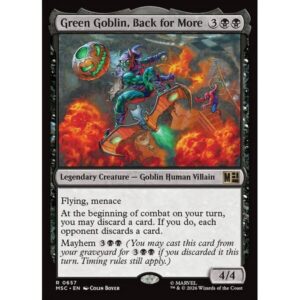 Marvel Super Heroes Commander - 657 - Green Goblin, Back for More - Rare - B - Non-foil (Front)