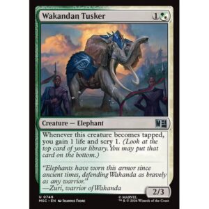 Marvel Super Heroes Commander - 748 - Wakandan Tusker - Uncommon - WG - Non-foil (Front)