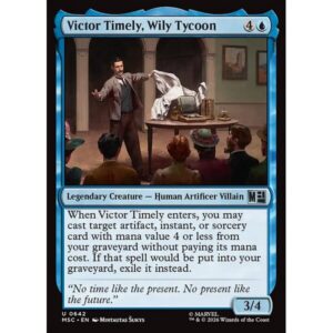 Marvel Super Heroes Commander - 642 - Victor Timely, Wily Tycoon - Uncommon - U - Non-foil (Front)