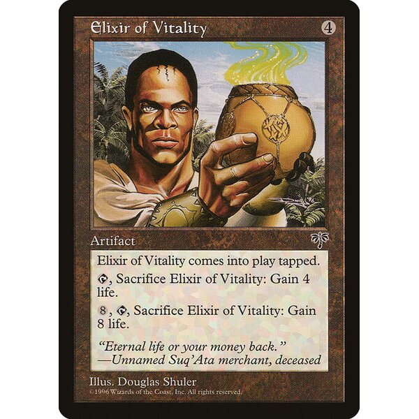 Mirage - 300 - Elixir of Vitality - Uncommon - C - Non-foil (Front)