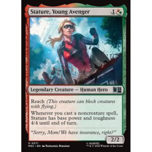 Marvel Super Heroes Commander - 571 - Stature, Young Avenger - Uncommon - RG - Non-foil (Front)
