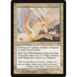 Mirage - 37 - Sacred Mesa - Rare - W - Non-foil (Front)