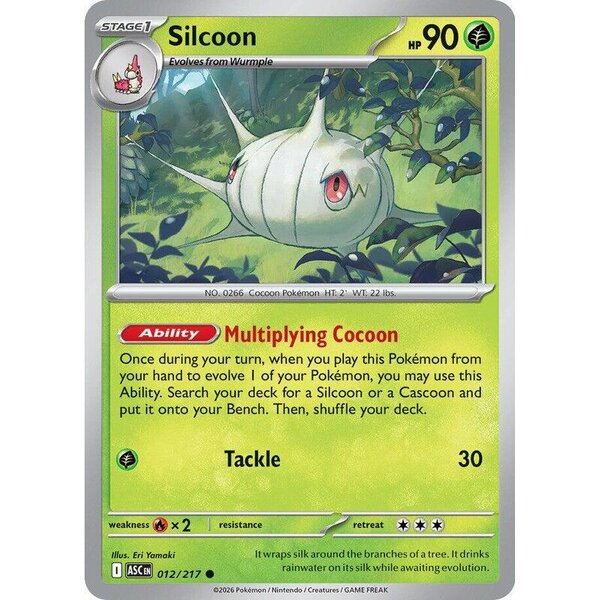 Ascended Heroes - 012/217 - Silcoon
