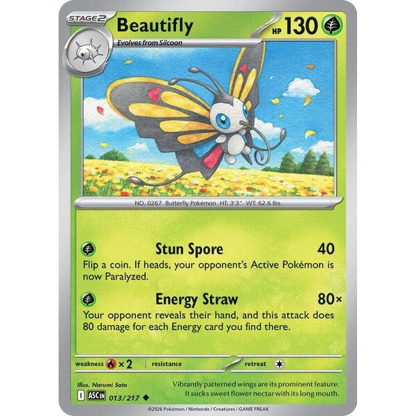 Ascended Heroes - 013/217 - Beautifly