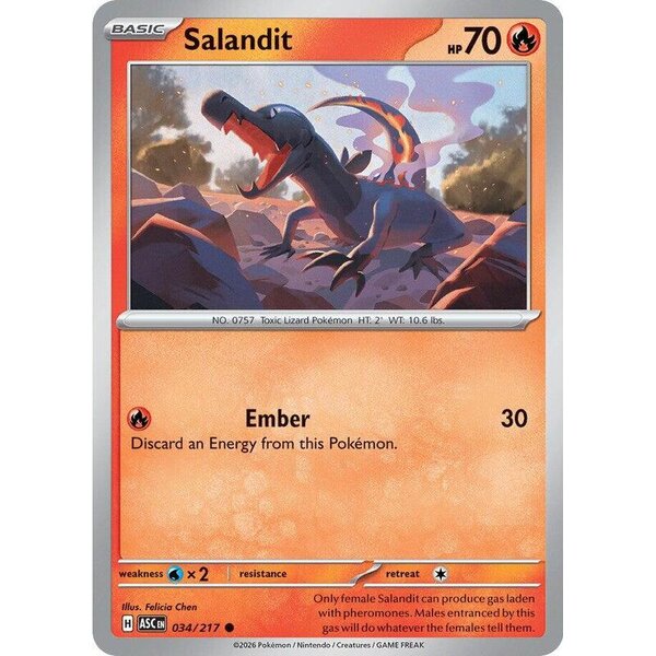 Ascended Heroes - 034/217 - Salandit