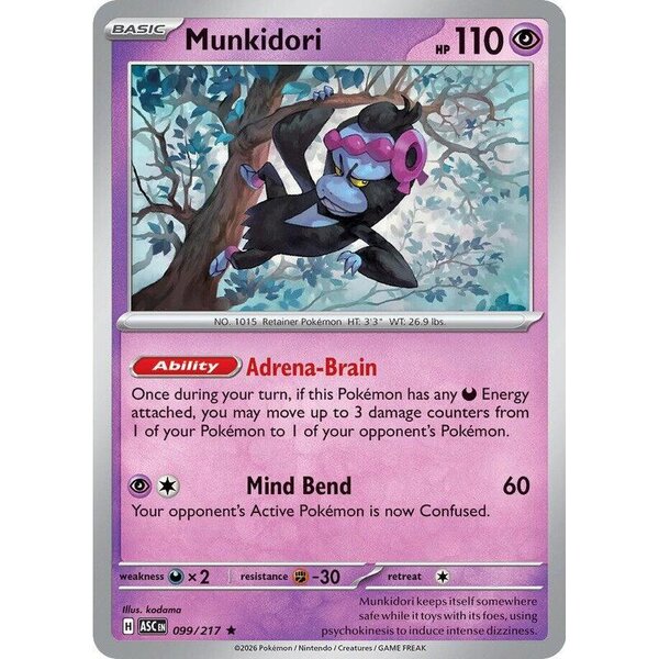 Ascended Heroes - 099/217 - Munkidori