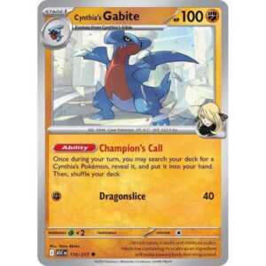 Ascended Heroes - 110/217 - Cynthia's Gabite