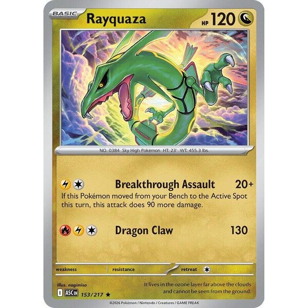 Ascended Heroes - 153/217 - Rayquaza