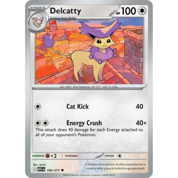 Ascended Heroes - 166/217 - Delcatty
