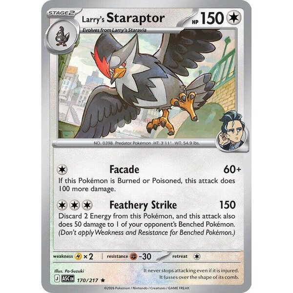Ascended Heroes - 170/217 - Larry's Staraptor