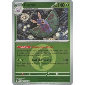 Ascended Heroes - 015/217 - Dustox (Energy Symbol Pattern) - Reverse Holo