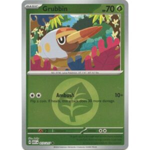 Ascended Heroes - 017/217 - Grubbin (Energy Symbol Pattern) - Reverse Holo