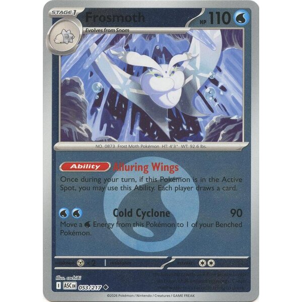 Ascended Heroes - 053/217 - Frosmoth (Energy Symbol Pattern) - Reverse Holo