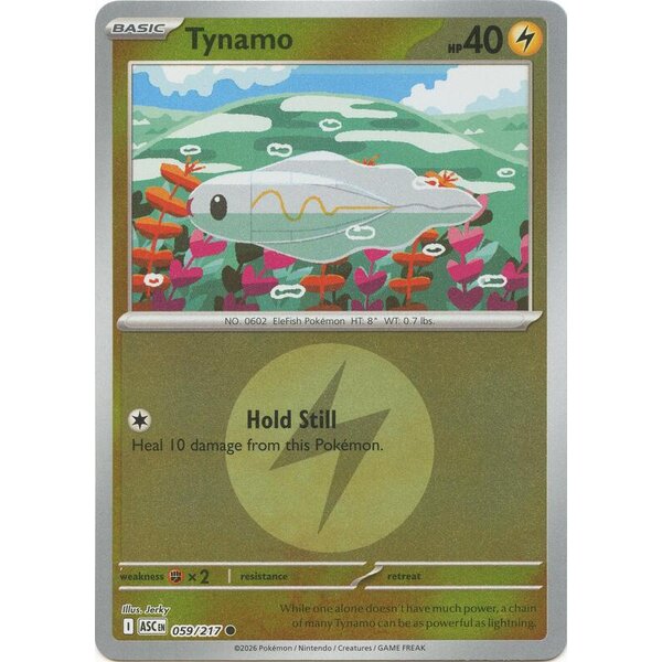 Ascended Heroes - 059/217 - Tynamo (Energy Symbol Pattern) - Reverse Holo
