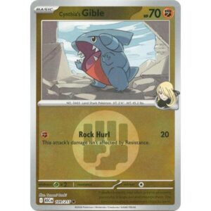 Ascended Heroes - 109/217 - Cynthia's Gible (Energy Symbol Pattern) - Reverse Holo