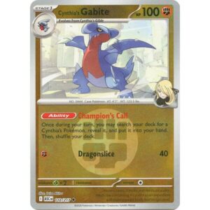 Ascended Heroes - 110/217 - Cynthia's Gabite (Energy Symbol Pattern) - Reverse Holo